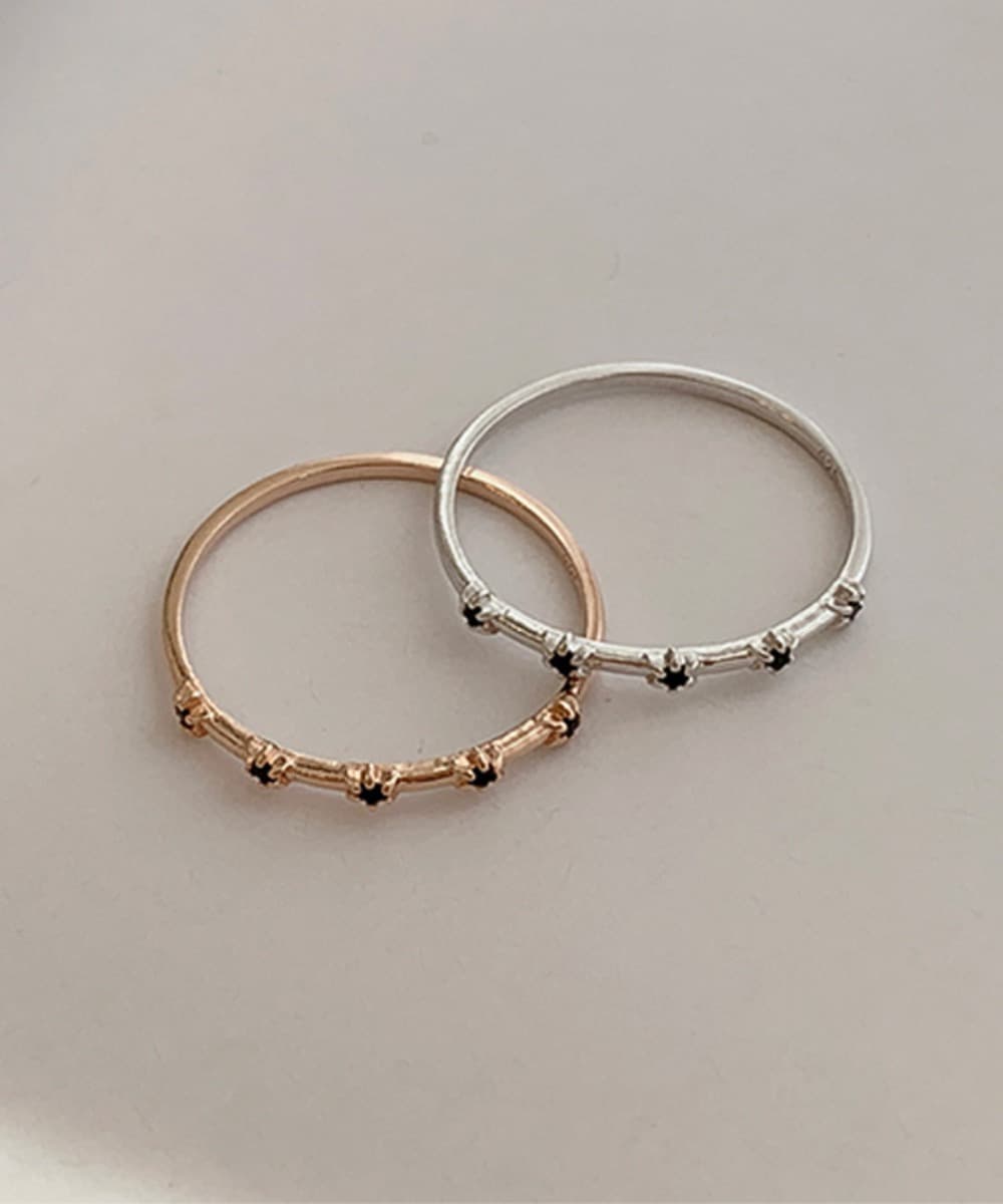 Natural Onyx Ring In 925 Sterling Silver (2 Colors)
