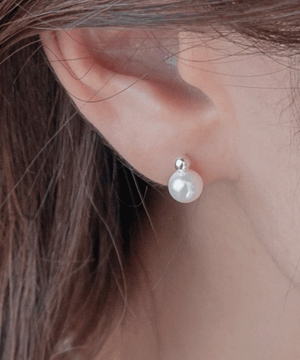 Pearl Ball Earrings For Bridesmaids (3 Colors)