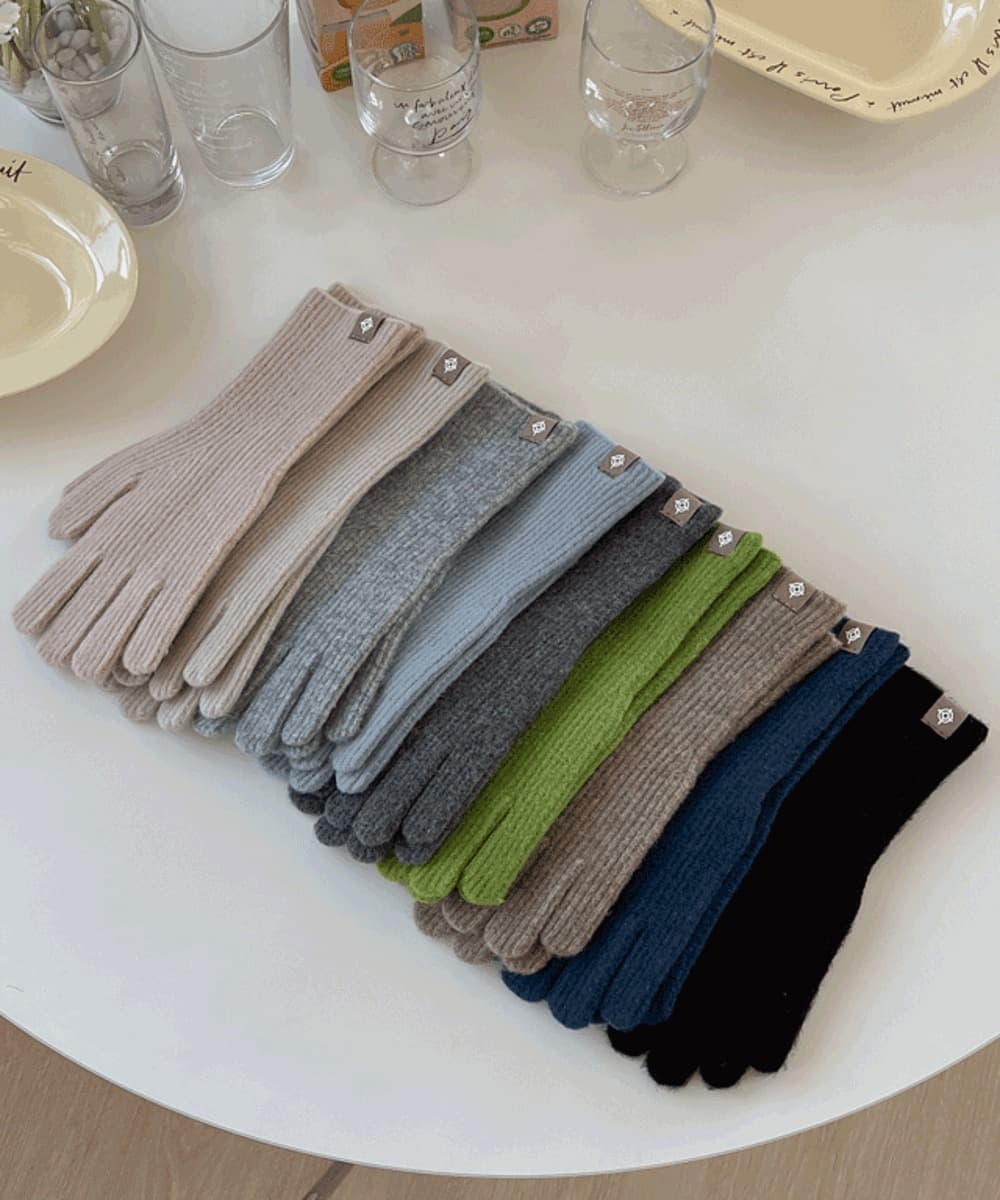 Wool Soft Touch Screen Long Gloves