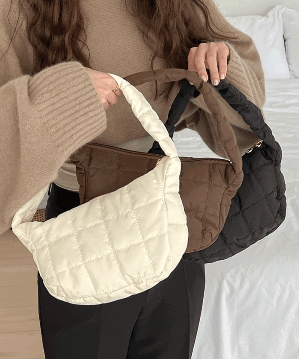 Quilted Padding Mini Cloud Bag Shoulder Bag