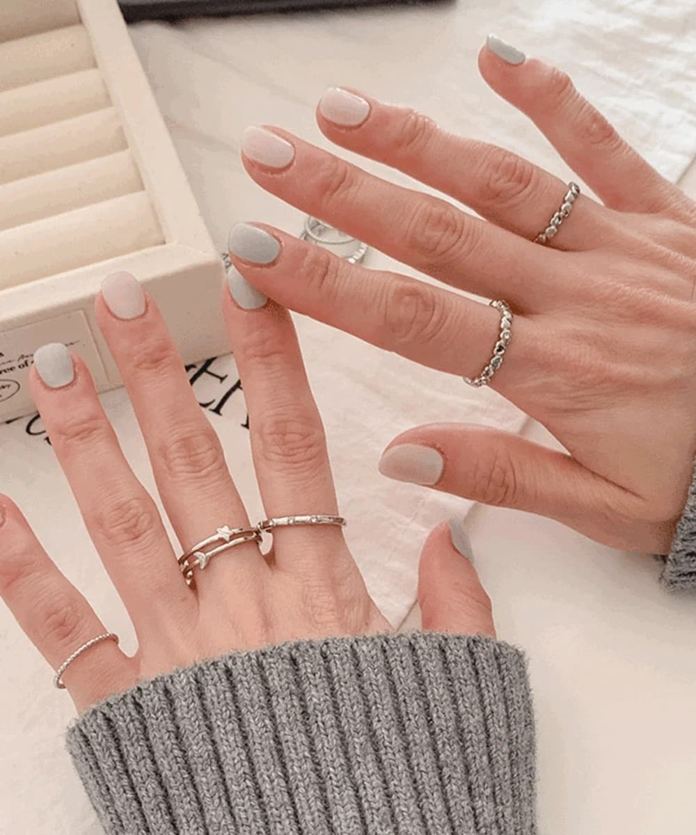 Wish Symbol Layered Ring Set (2 Colors)